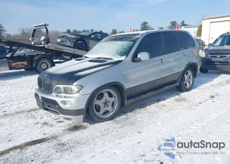 2005 BMW X5 4.8Is z USA, uszkodzony, nr VIN 5UXFA93585LE83036